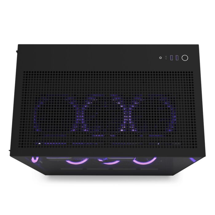 NZXT CM-H91FB-01 H9 Flow MID-TOWER TG F120Q Ventilateur à flux d'air Noir Boitier - Image 3